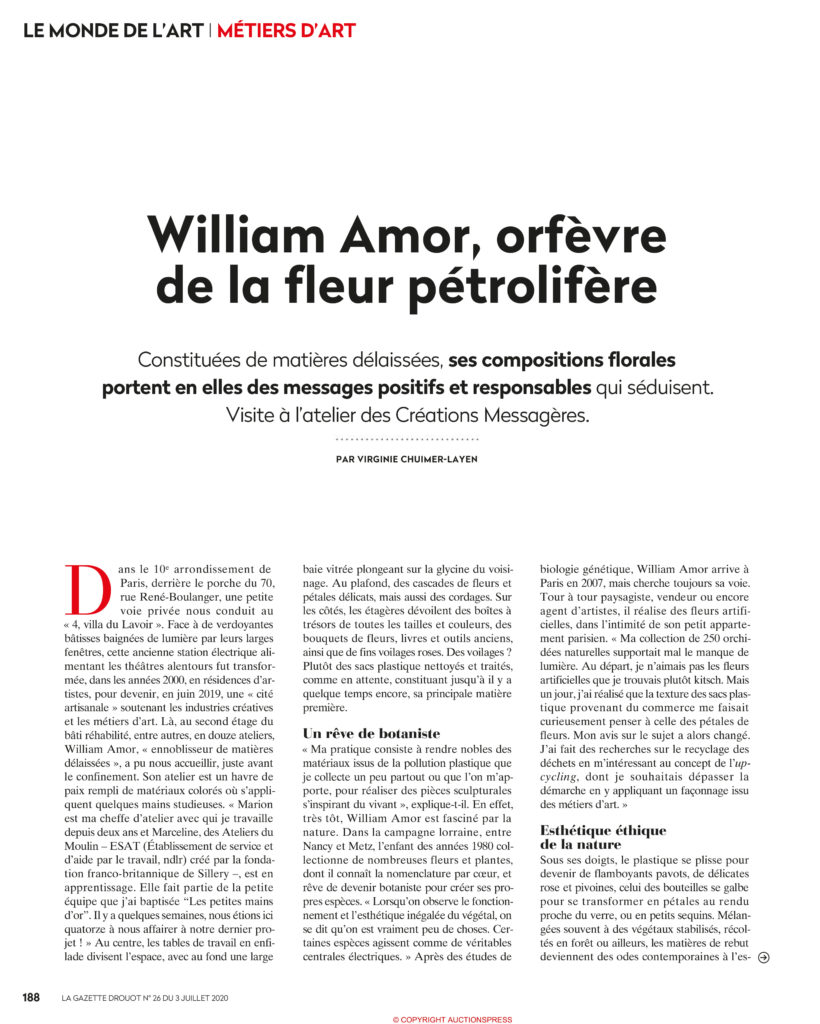 GazetteDrout202026-WilliamAmor-reportage-Artiste-page1