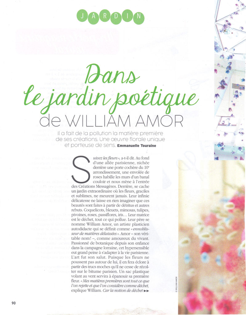 William Amor Upcycling Artist PARIS Magazine S - SOphie Davant N°16