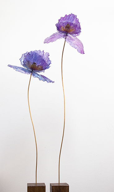 WILLIAMAMOR - Upcycling Artist . POPPIES GIGANTEA PETROTOXICA Anais'-2023_1